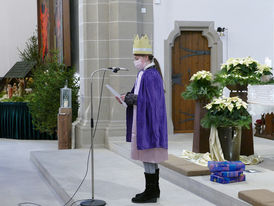 Diözesale Aussendung der Sternsinger des Bistums Fulda in St. Crescentius (Foto: Karl-Franz Thiede)